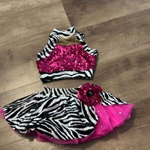 Child Small Dance Two Piece Costume